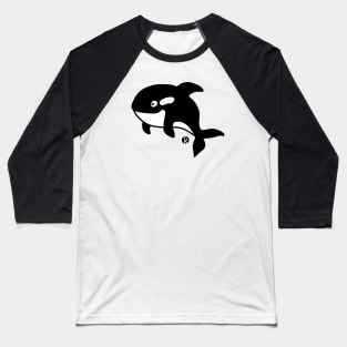 Orca Whale Baseball T-Shirt